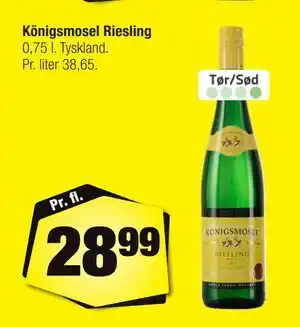Calle Königsmosel Riesling tilbud