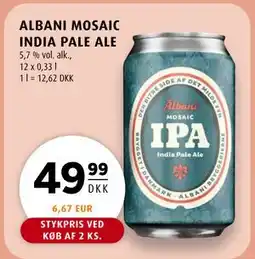 Scandinavian Park ALBANI MOSAIC INDIA PALE ALE tilbud