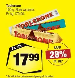 Calle Toblerone tilbud