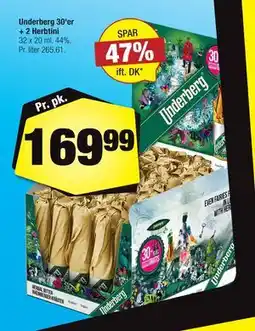 Calle Underberg 30'er + 2 Herbtini tilbud