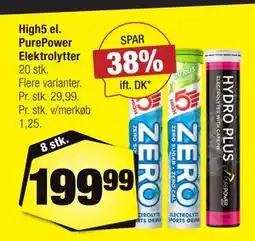Calle High5 el. PurePower Elektrolytter tilbud