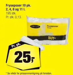 Calle Fryseposer 10 pk. 2, 4, 8 og 11 l tilbud