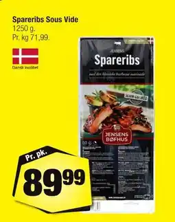 Calle Spareribs Sous Vide tilbud