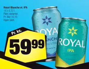 Calle Royal Blanche el. IPA tilbud