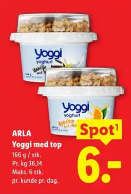 Lidl ARLA Yoggi med top tilbud