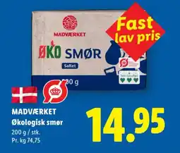 Lidl MADVÆRKET Økologisk smør tilbud