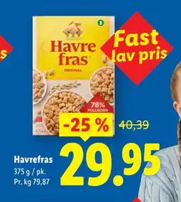 Lidl Havrefras tilbud