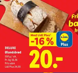 Lidl DELUXE Ølandsbrød tilbud