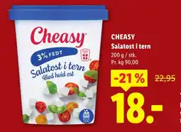 Lidl CHEASY Salatost i tern tilbud