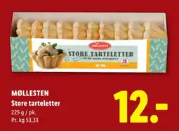 Lidl MØLLESTEN Store tarteletter tilbud
