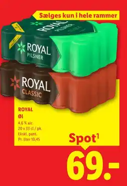 Lidl ROYAL Ol tilbud