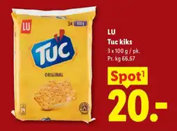 Lidl LU Tuc kiks tilbud