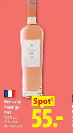 Lidl Grenache prestige rose tilbud