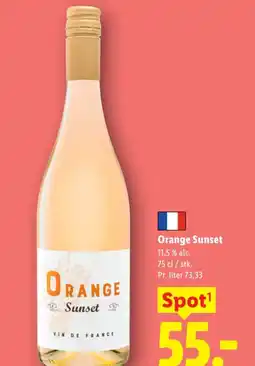 Lidl Orange sunset tilbud