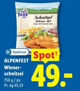 Lidl ALPENFEST Wiener- schnitzel tilbud