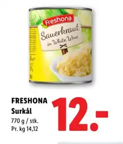 Lidl FRESHONA Surkål tilbud