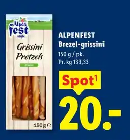 Lidl ALPENFEST Brezel-grissini tilbud