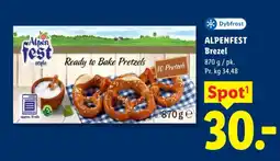 Lidl ALPENFEST Brezel tilbud