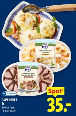 Lidl ALPENFEST Is tilbud