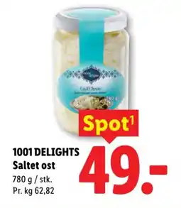 Lidl 1001 DELIGHTS Saltet ost tilbud