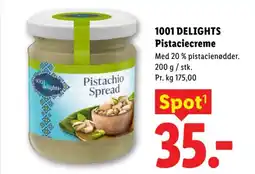 Lidl 1001 DELIGHTS Pistaciecreme tilbud