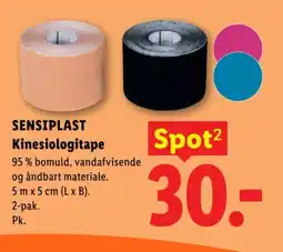 Lidl SENSIPLAST Kinesiologitape tilbud