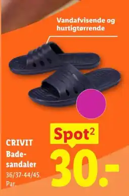 Lidl CRIVIT Bade- sandaler tilbud