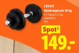 Lidl CRIVIT Håndvægtssæt tilbud