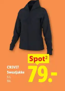 Lidl CRIVIT Sweatjakke tilbud