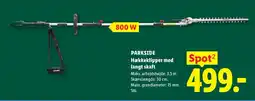 Lidl Parkside hækkeklipper med langt skaft tilbud