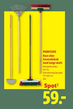 Lidl PARKSIDE Kost eller haveredskab med langt skaft tilbud