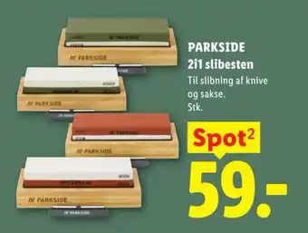 Lidl PARKSIDE 2i1 slibesten tilbud