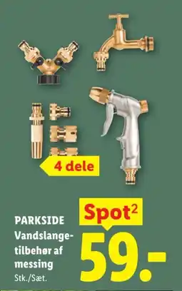 Lidl PARKSIDE Vandslange- tilbehør af messing tilbud