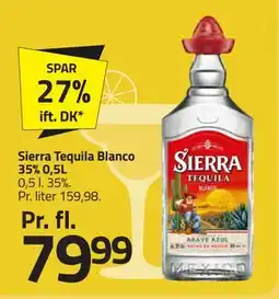 Fleggaard Sierra Tequila Blanco 35% 0,5L tilbud