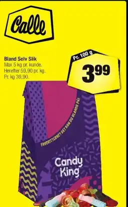 Calle Bland Selv Slik (Candy King) tilbud