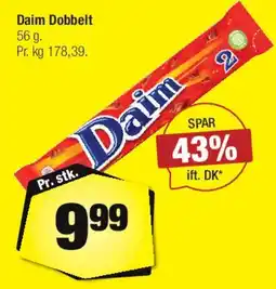 Calle Daim Dobbelt / Toblerone tilbud