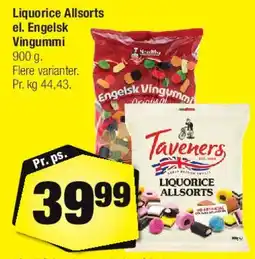 Calle Liquorice Allsorts / Engelsk Vingummi tilbud