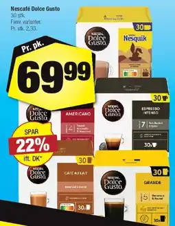 Calle Nescafé Dolce Gusto kapsler (30 stk.) tilbud