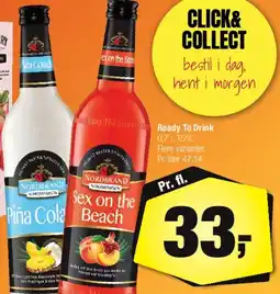Calle Ready to Drink cocktails (Sex on the Beach, Piña Colada) tilbud