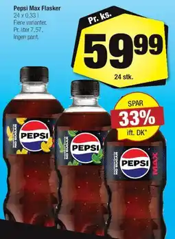 Calle Pepsi / Pepsi Max (flasker) tilbud