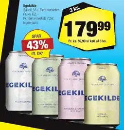 Calle Egekilde (dåser) tilbud