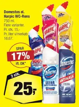 Calle Domestos / Harpic WC-rens tilbud