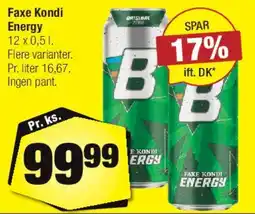 Calle B Energy (energidrik) tilbud