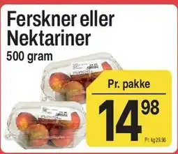 ABC Lavpris Ferskner eller Nektariner tilbud