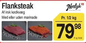 ABC Lavpris Flanksteak tilbud