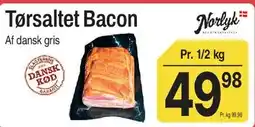 ABC Lavpris Tørsaltet Bacon tilbud