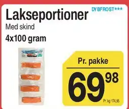 ABC Lavpris Lakseportioner tilbud