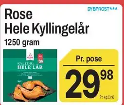 ABC Lavpris Rose - Hele Kyllingelår tilbud