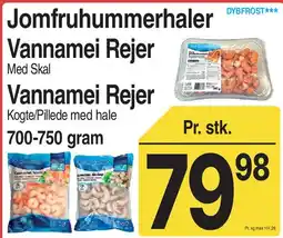 ABC Lavpris Jomfruhummerhaler / Vannamei Rejer tilbud