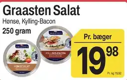 ABC Lavpris Graasten Salat (Hønse, Kylling-Bacon) tilbud